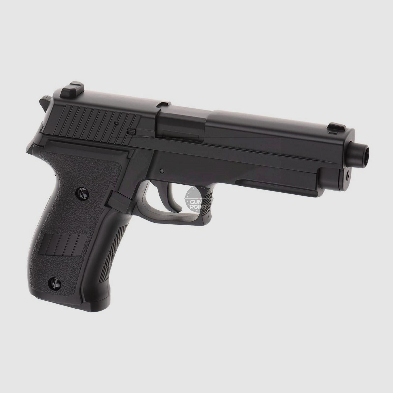 Softair - Pistole - Cyma CM122 Advanced AEP-Schwarz - ab 14, unter 0,5 Joule