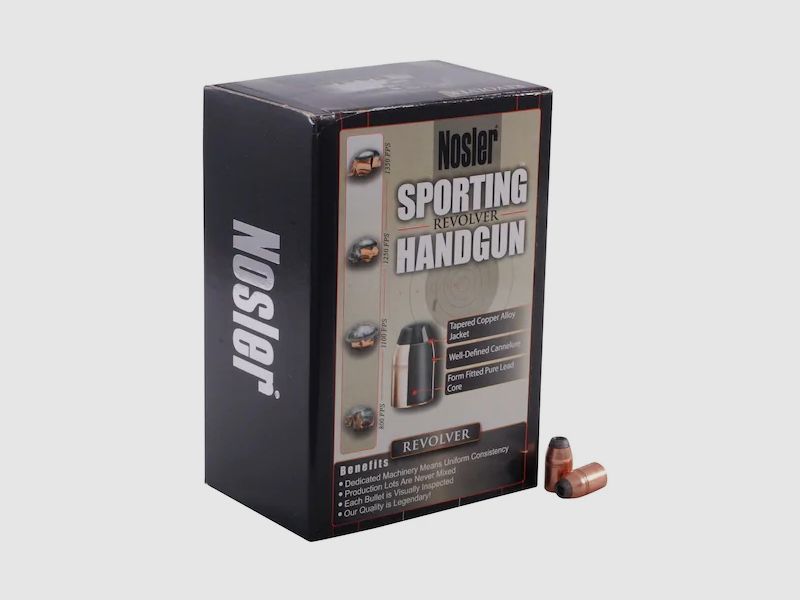 Nosler Geschoss Sporting Handgun .38/.357 158GR JHP 250 Stück
