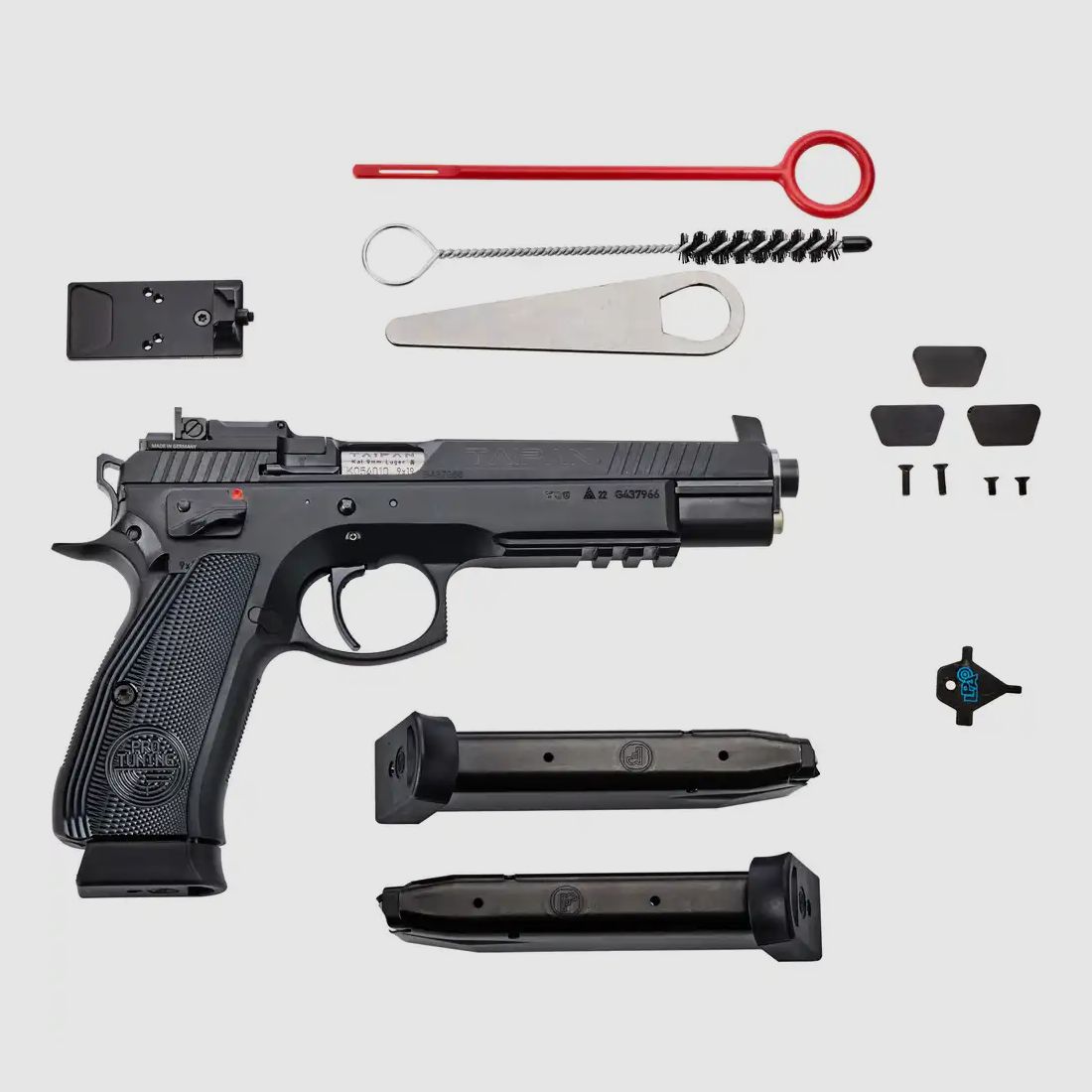 Pro Tuning Taipan OR Sportpistole Kal. 9 mm Luger – Optics Ready – Ganzstahl