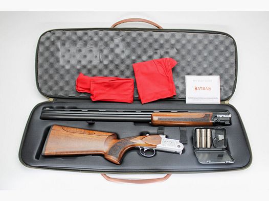 BDF shotgun BATAS 121T Trap Silver cal. 12/70 steel shot 12/70