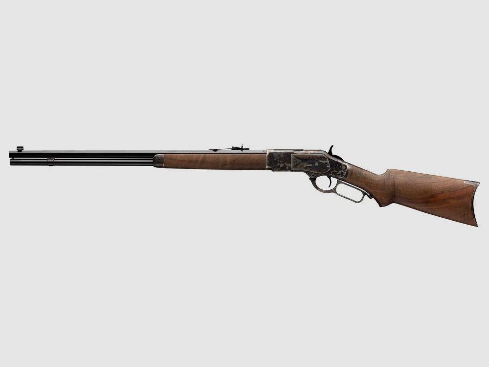 Winchester 1873 Sporter Octagon Pistol Grip Color Case Hardened (MIROKU MANUFACTURE) In Stock