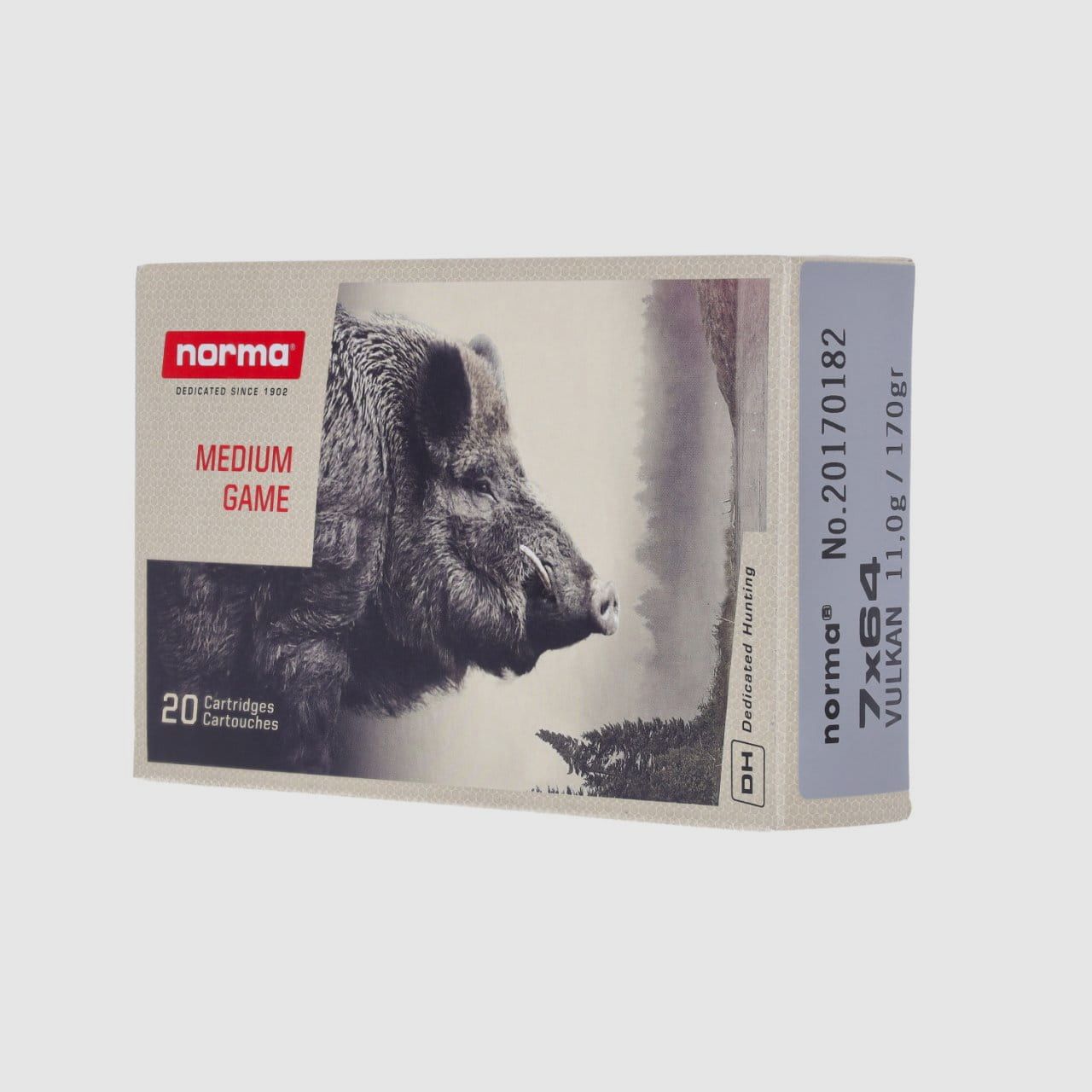 Norma 7x64 Vulkan 170 gr. - 20 Stk.