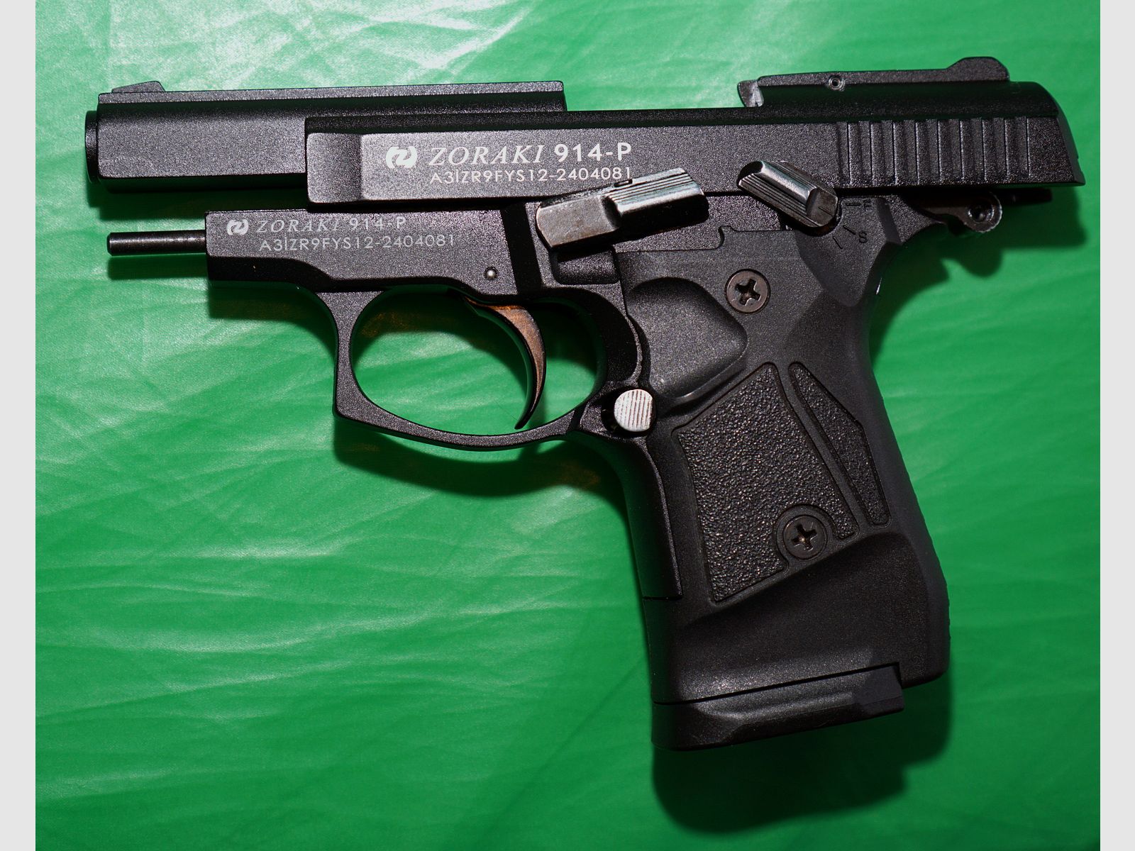 Zoraki 914-P brüniert Schreckschuss Pistole 9mm P.A.K. PTB (1070) neu!