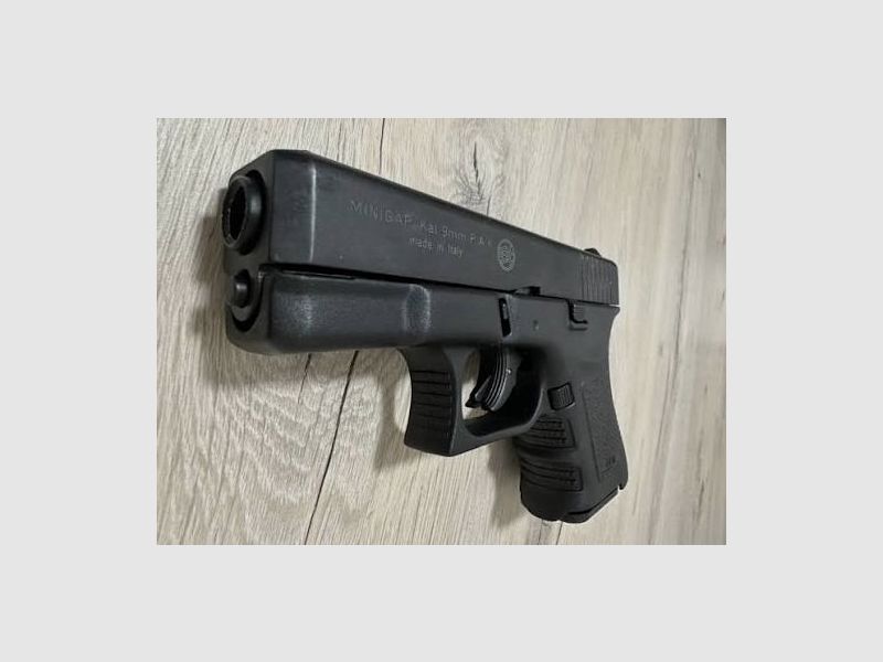 BRUNI Mini GAP 9 mm P.A.K. – Glock 26 Style – Kompakte Schreckschusspistole – EU-weiter Versand