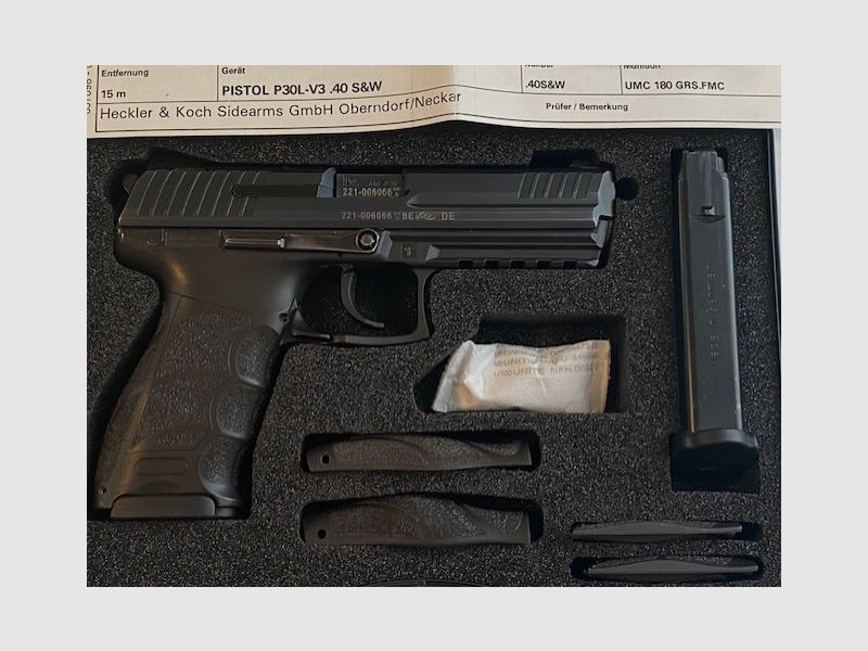 Heckler & Koch, P30L, Kaliber .40 S&W