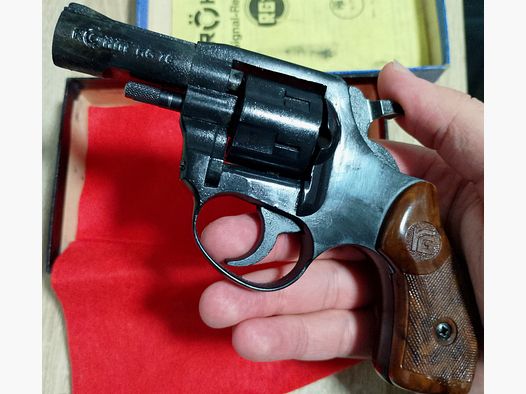 Röhm Schreckschuss - Revolver RG 76 mit der PTB 140/2 im Kaliber 6 mm Flobert
