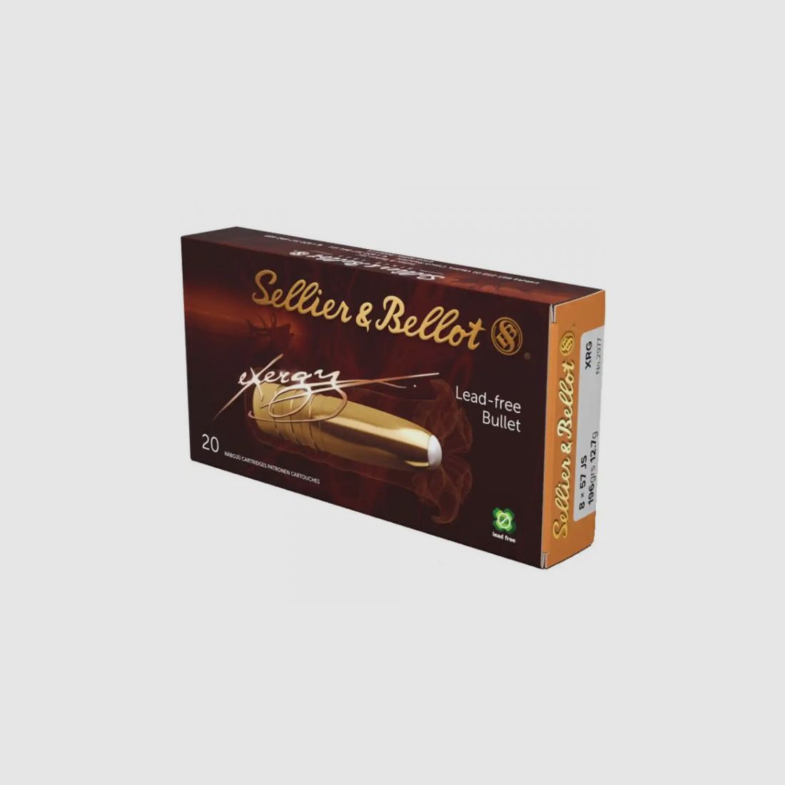 SELLIER & BELLOT EXERGY - 8x57 IS / JS - 196 GRS. - 20 SCHUSS