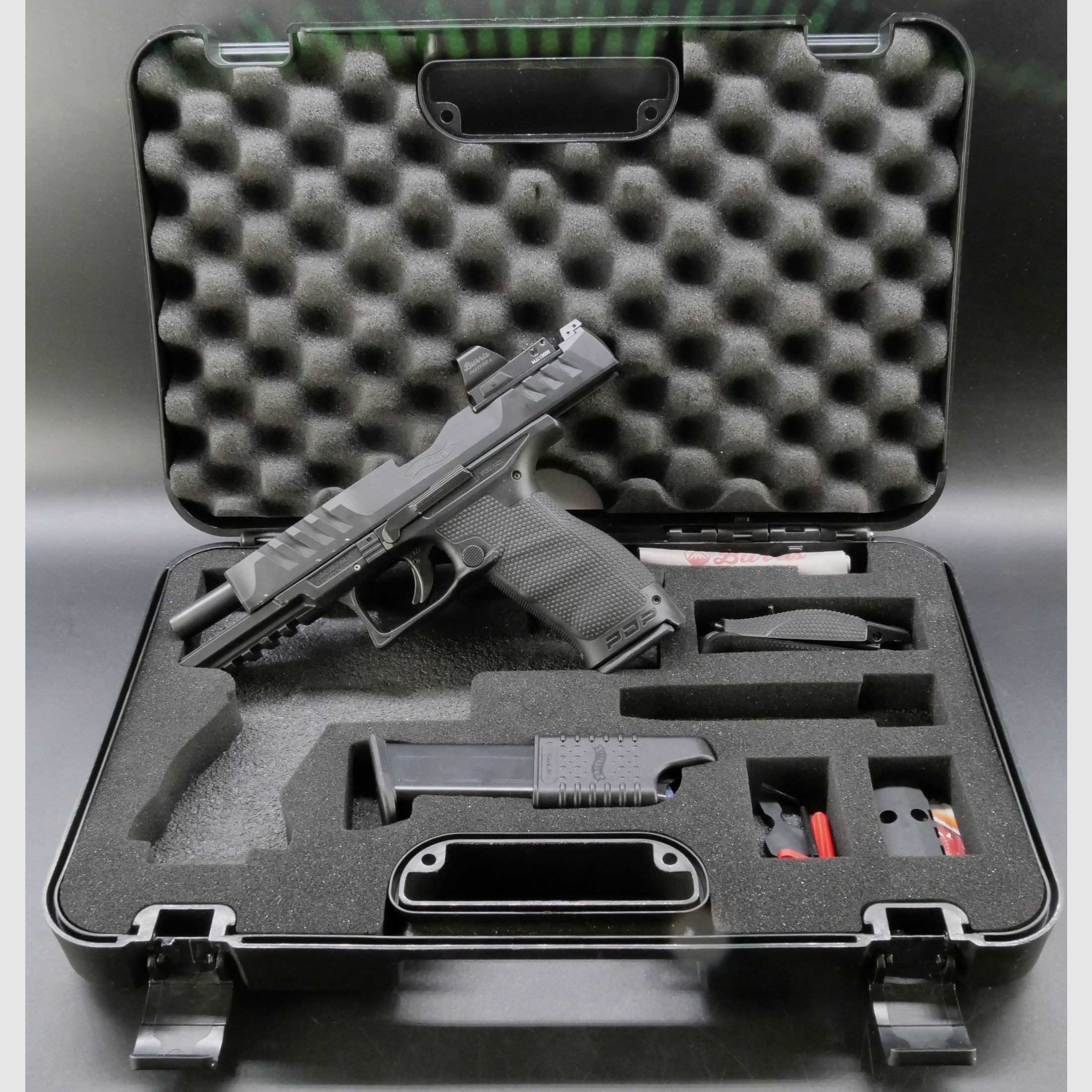 Gebrauchtwaffe WALTHER PDP FS 5.0´" 18R 9x19 OR INT Pistole 9mm Luger OHNE Burris Fast Fire IV