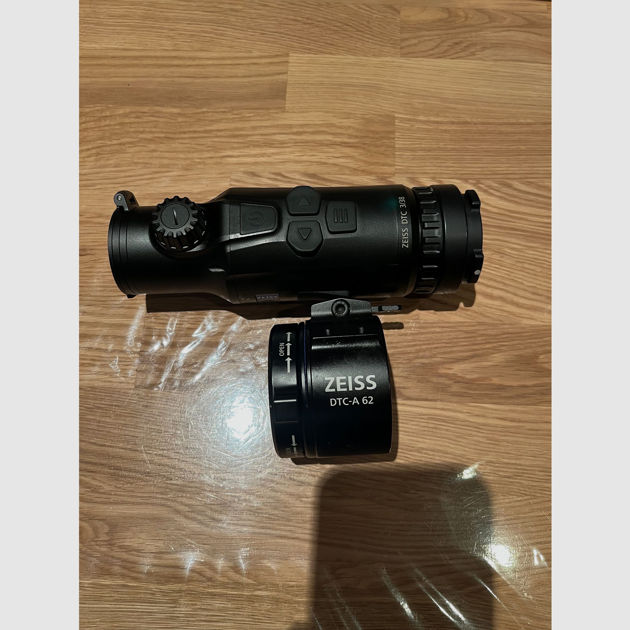 Zeiss dispositif thermique de visée DTC 3/38 avec adaptateur DTC et adaptateur DTC-anneau M52
