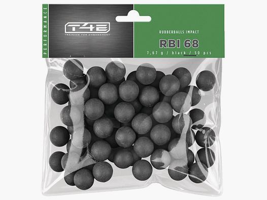 UMAREX T4E BILLES CAOUTCHOUC RBI68 CAL.68 SACHET DE 50