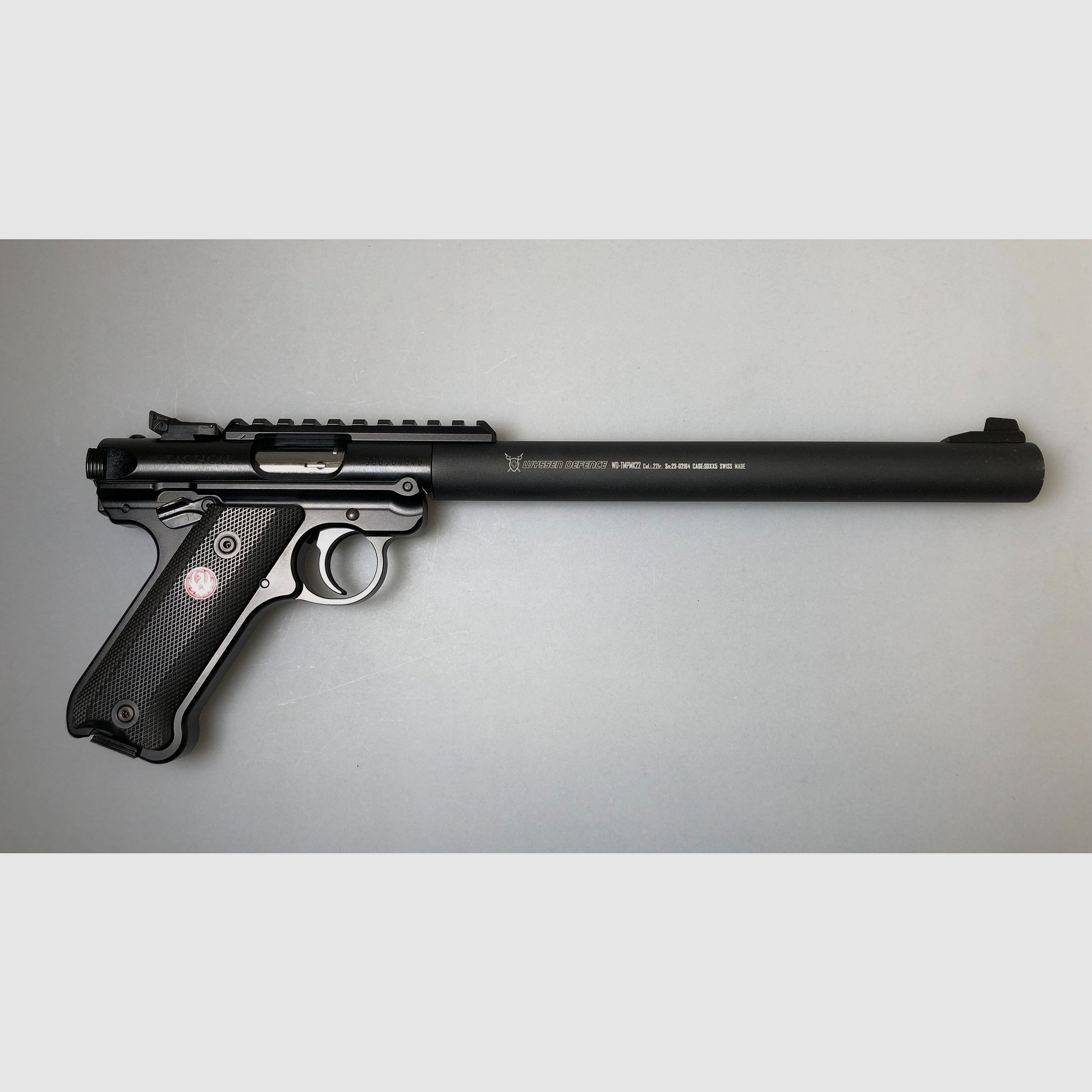 Pistole Ruger Mod. Mark IV Tactical .22 LR mit integriertem Schalldämpfer, Bild 7 von 10