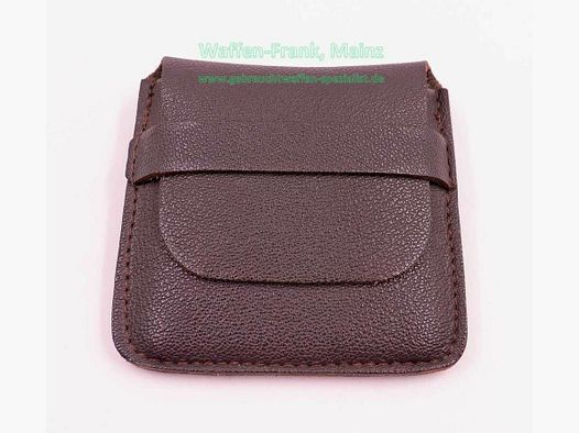 Fabricante desconocido estuche para cartuchos, cuero grabado