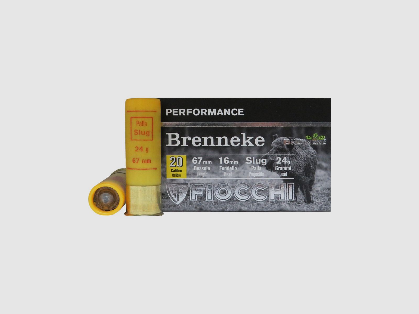 Fiocchi Brenneke Kugelpatronen Kal. 20/67 24 g 5 Stk