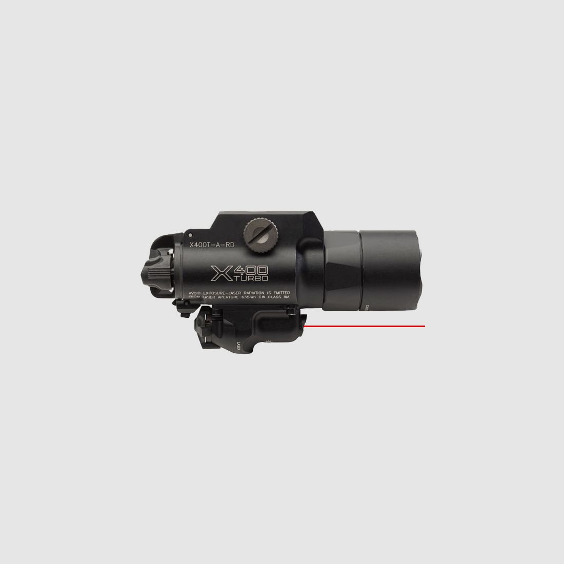 SUREFIRE X400T-A-RD TURBO LED Weapon Light with Red Laser, Bild 3 von 4