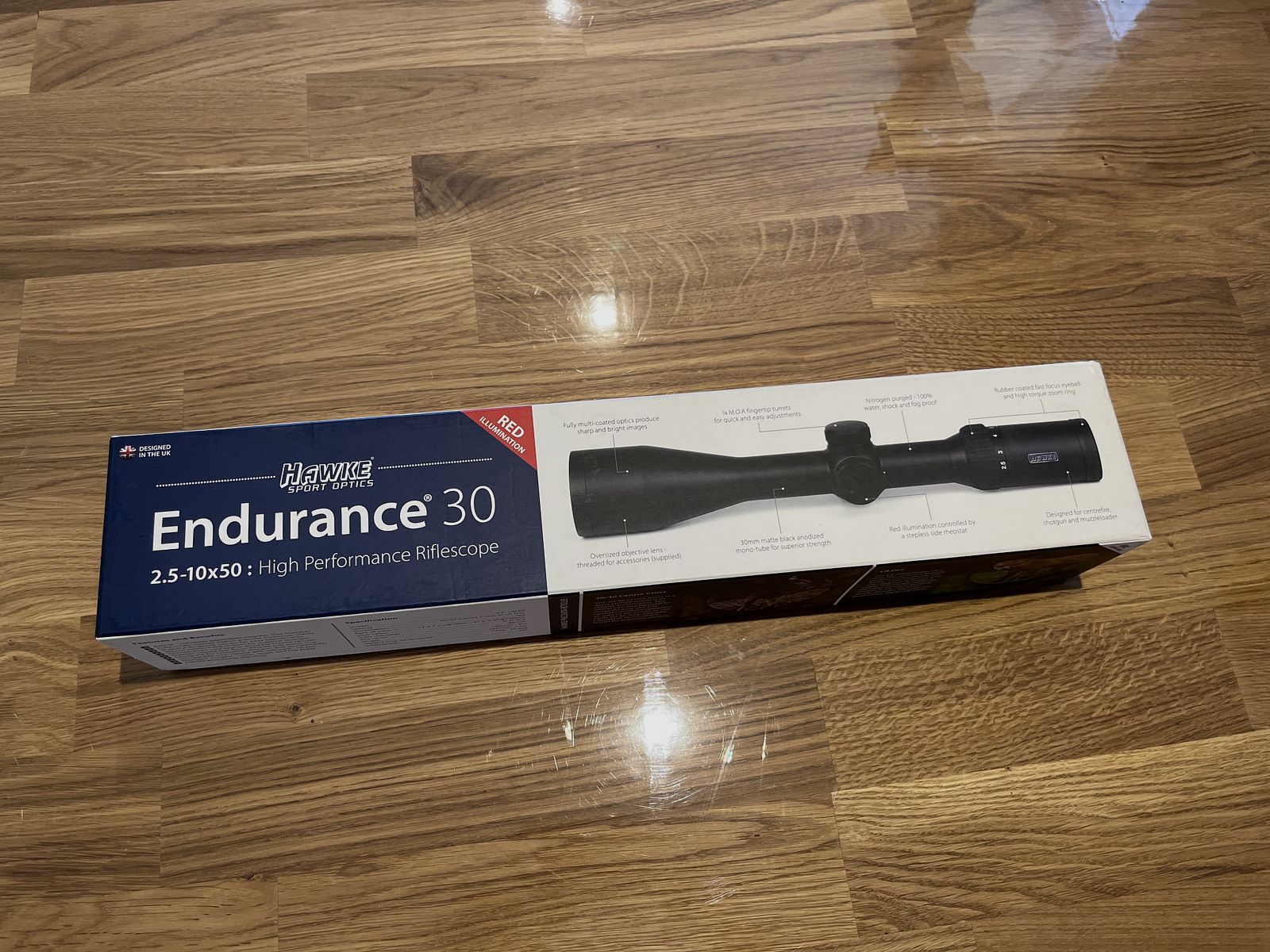 Hawke Zielfernrohr ENDURANCE 30 2,5-10×50 LR DOT