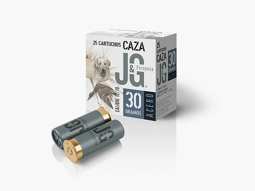 Cartucho J&G Caza Acero 30g
