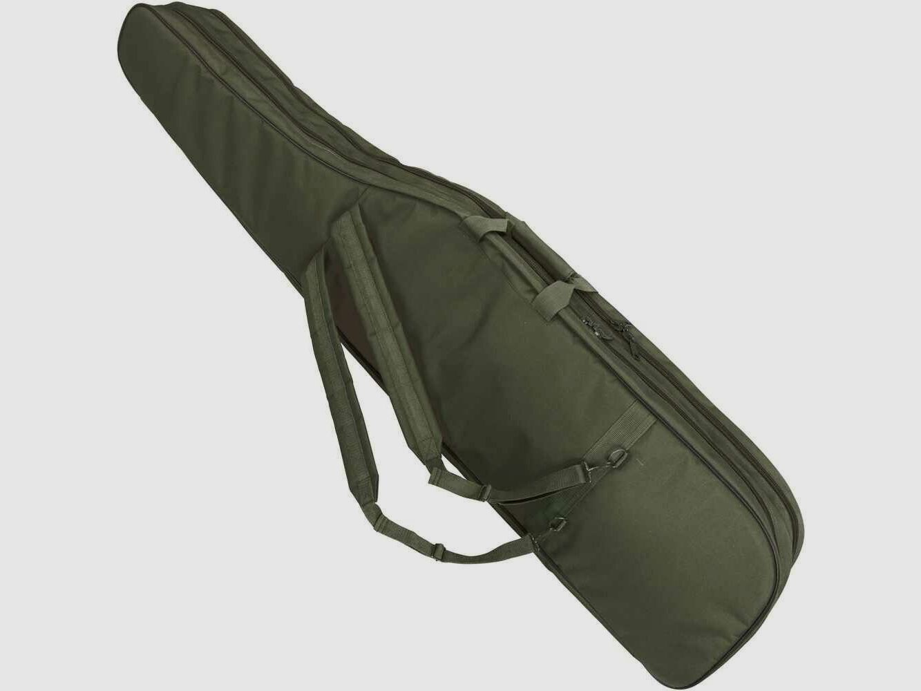 Forest and wood double case for long guns 140cm green - polyester