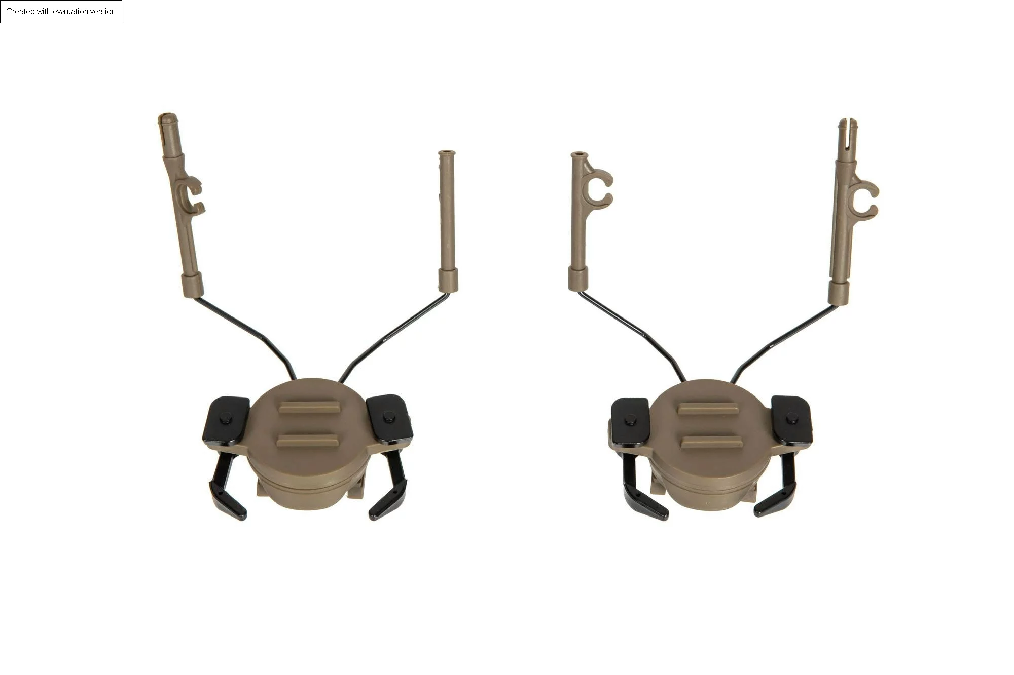 Kopfhörerhalterung für FAST-/Opscore-Helme (19–21 mm) – tan, Bild 4 von 4