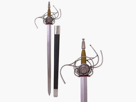 Deutscher Pappenheimer Rapier mit Scheide