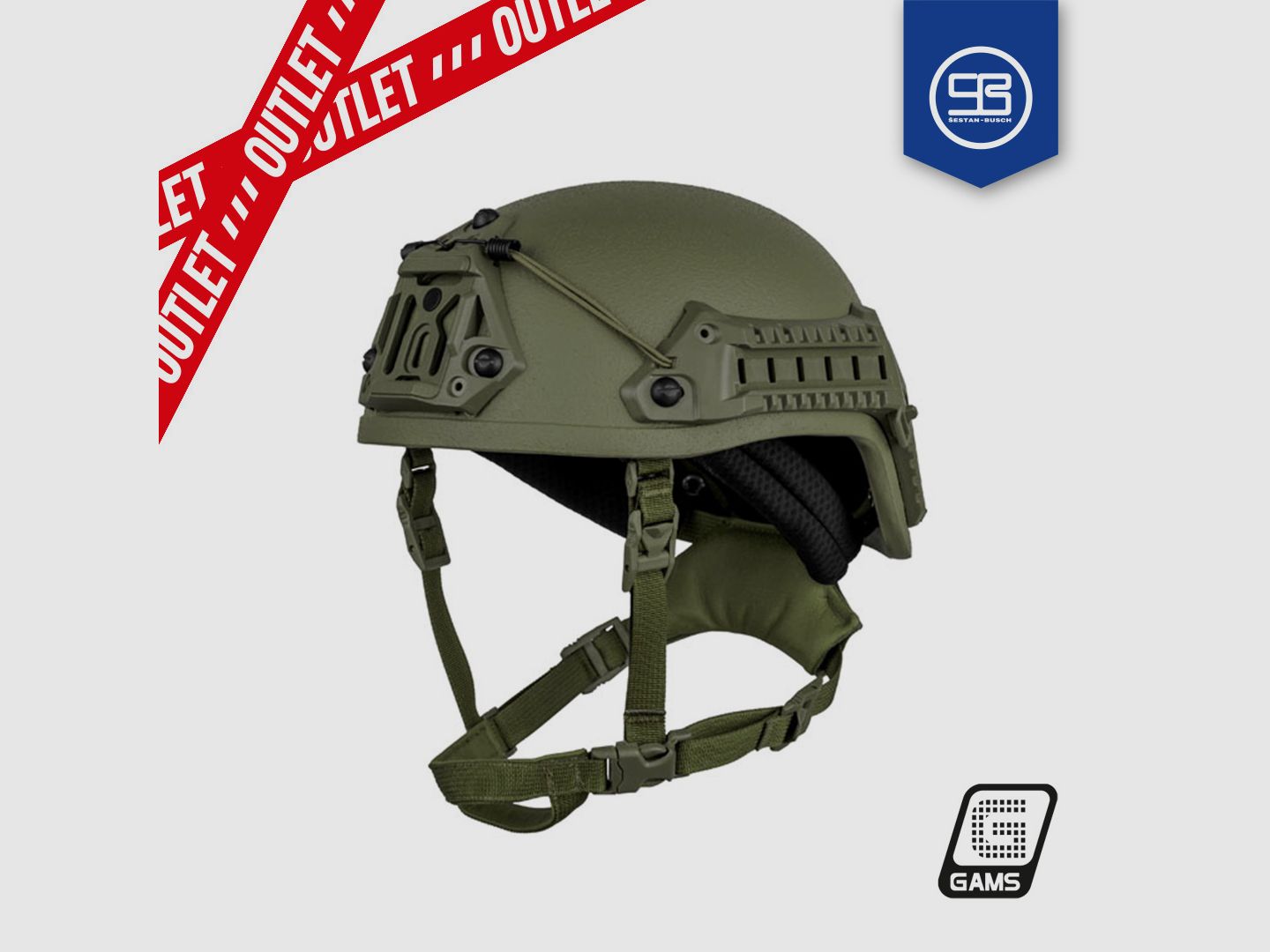 Casque balistique BK-ACH high cut vert
