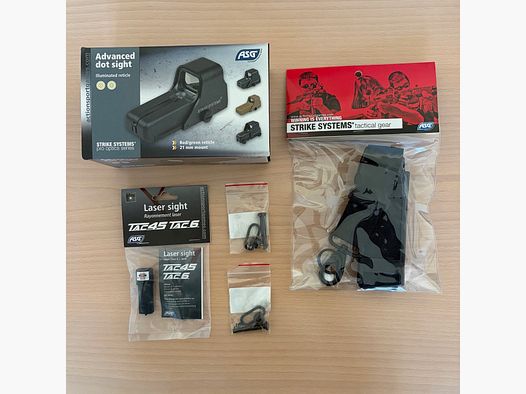 ASG TAC 6 Zubehör Bundle NEU