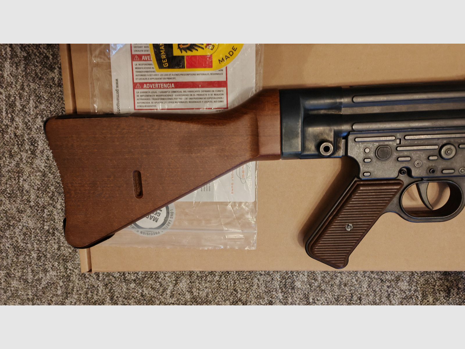 GSG STG 44 Schreckschuss Gewehr (aktuelle, verbesserte Version) | 9mm P.A.K. PtB 1085 | NEU & OVP