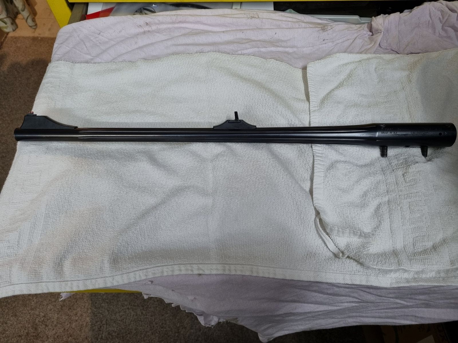 Wechsellauf R93, .308Win, Länge gesamt 52cm, kanneliert, mit Visierung, 