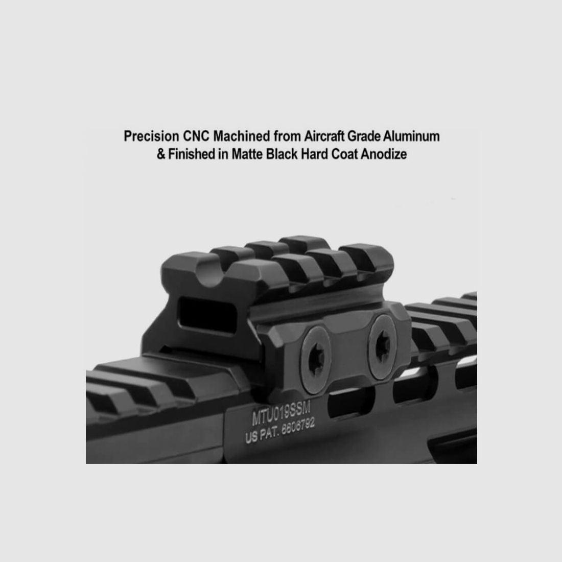 UTG Riser di montaggio Picatinny UTG Super Slim — 0,83 pollici, immagine 2 di 8