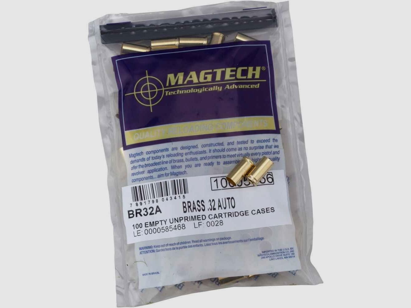 7.65 Browning bossoli Magtech VE100