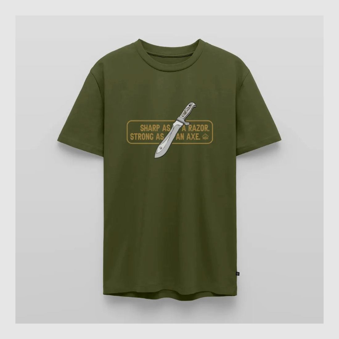 PUMA Men´s Premium T-Shirt "White Hunter Sharp & Strong"