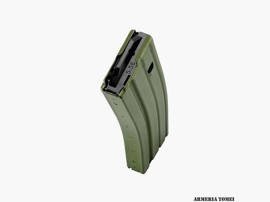 CARICATORE – DURAMAG Caricatore Speed AR15 .223R./5.56 Inf. 30 colpi, Anod. Verde, T360, Elevatore Nero, Molla Everflex