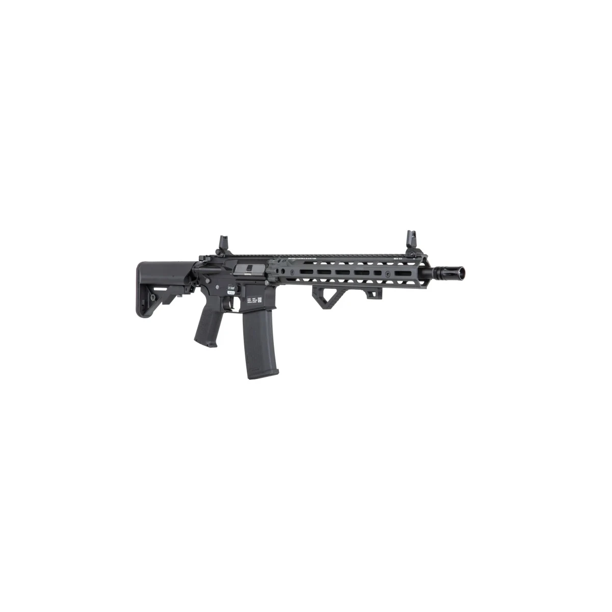 SA Daniel Defense® MK18 RIII M-LOK 14.5" (SA-P28 RIS III PRIME™ Aster II ETU BLDC™) Fucile Airsoft Libero da 18 – Steel Grey -F-, immagine 4 di 24