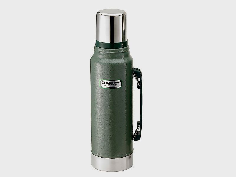 Stanley Classic Vakuum Flasche 1 Liter grün Hammerschlag