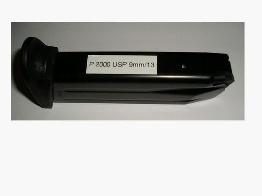 Heckler& Koch  -  Magazin  -    P 2000       13-Schuß-Magazin  Kal. 9mm Luger - orig. Magazin - H & K - H&K  - NEU