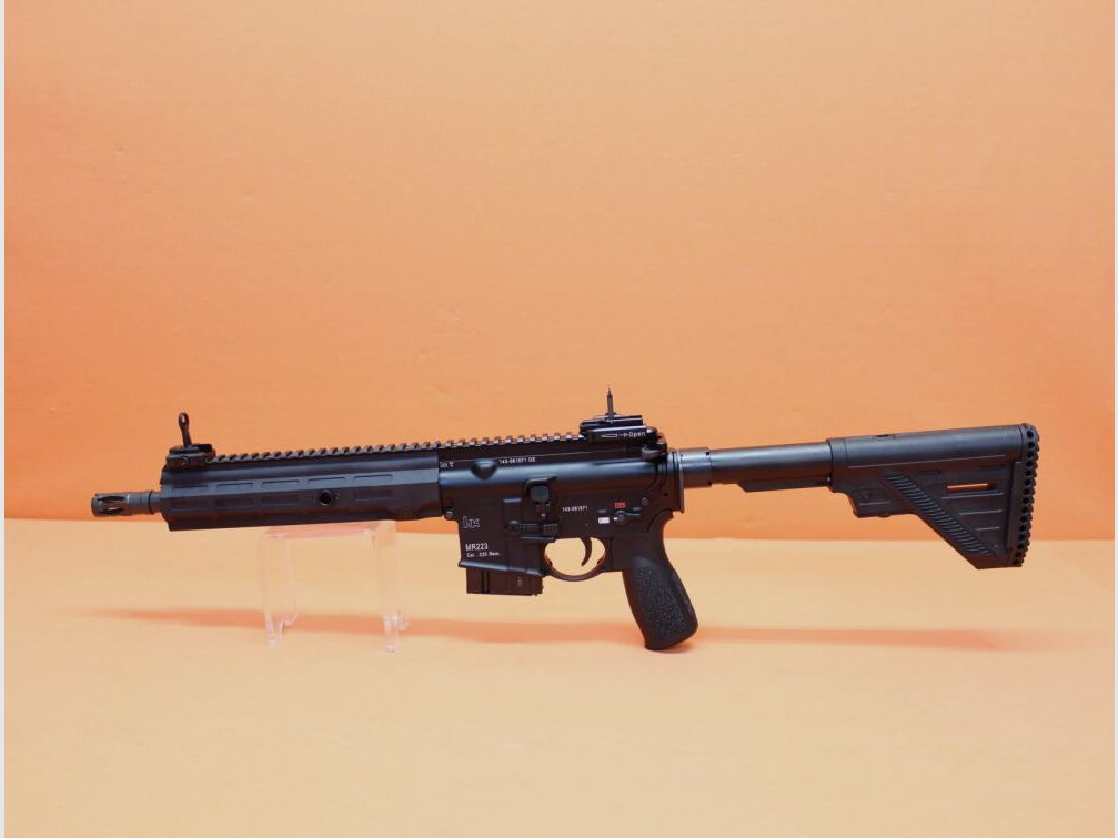 Heckler&Koch Ha.Büchse .223Rem Heckler&Koch/H&K MR223 A3 SPORT 11" Lauf Schwarz, Gas-Piston-System AR-15/HK416