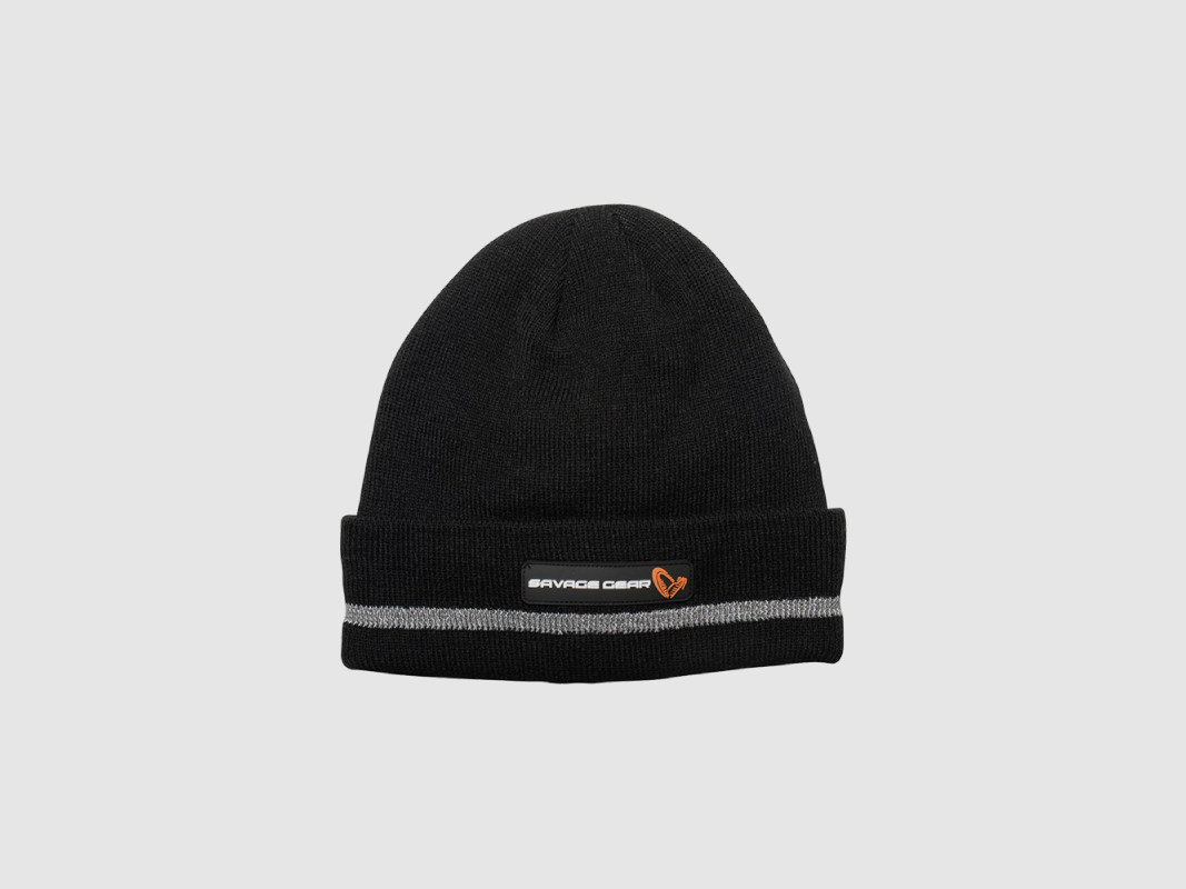 Savage Gear REFLEX BEANIE ONE SIZE BLACK/REFLEX