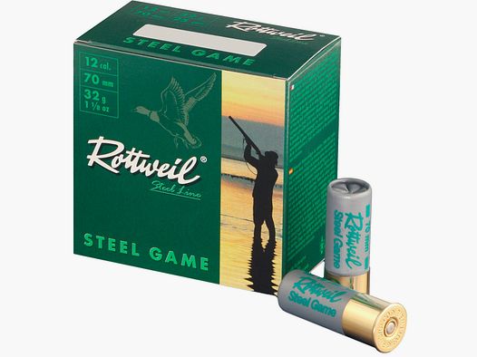 Rottweil Schrotpatronen Steel Game 12-70 3,25 mm