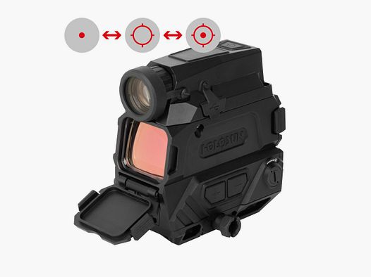 Holosun Nachtsichtzielgerät, Modell DRS-NV mit rotem Wechselabsehen: 2MOA Dot & 65MOA Circledot