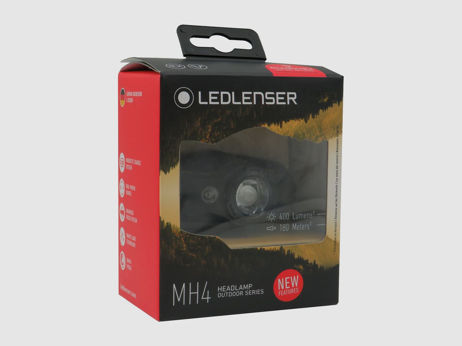 Ledlenser MH4 Black Stirnlampe, Bild 5 von 5