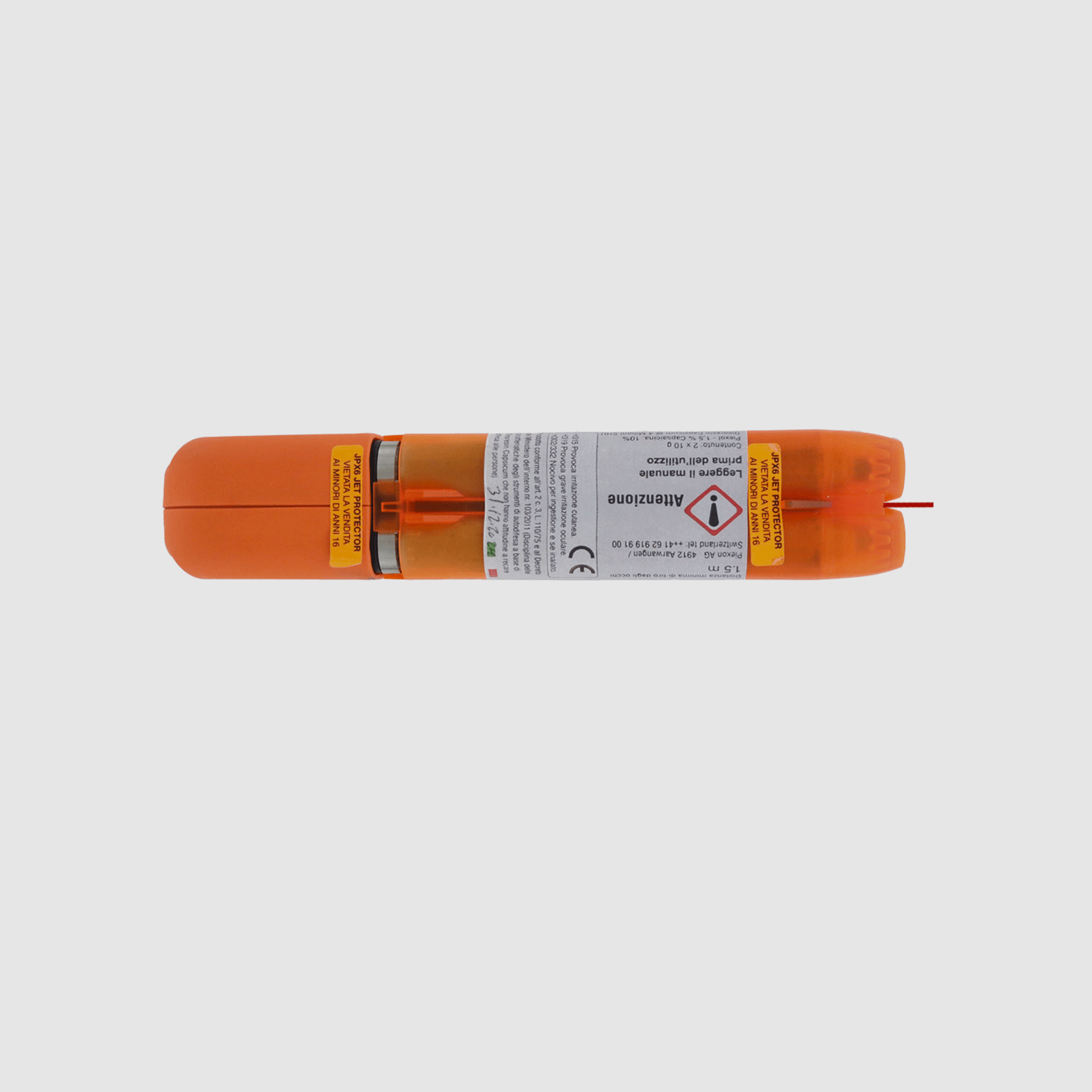 RADAR – PIEXON – PFEFFERSPRAY – JPX6 LASER (Wiederaufladbar – 4 Schüsse enthalten), Bild 4 von 11