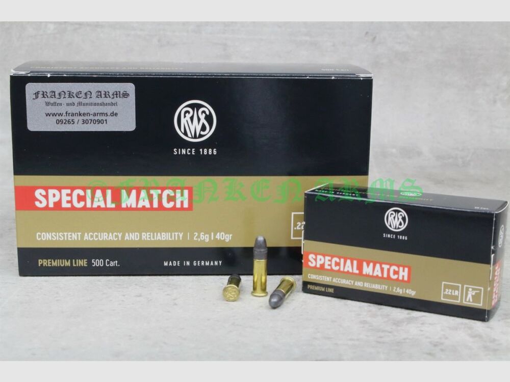RWS Special Match 50 pieces tiered prices