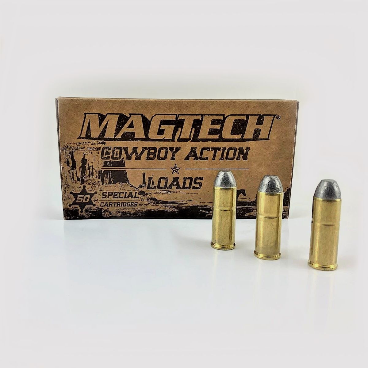 MAGTECH Cartuccia per revolver .45 Long Colt piombo piatto 16,2g/250grs