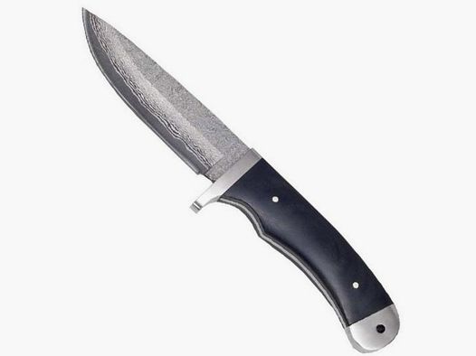 Couteau de damas dans une boîte cadeau en bois