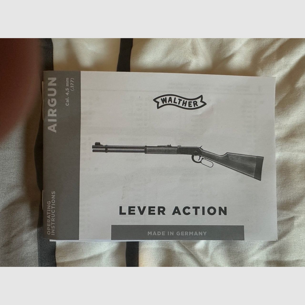 Walther Lever Action CO2 Gewehr 4,5mm Diabolos - max. 7,5 Joule