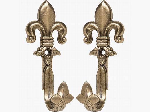 Pistol holder, lily brass -