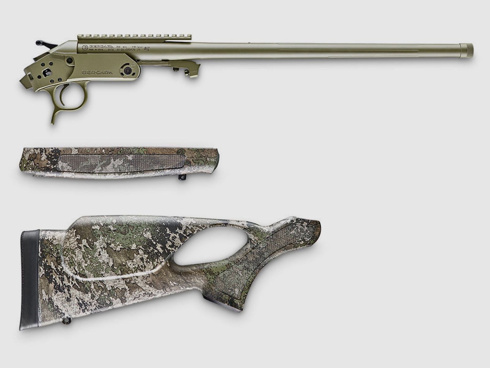 Action Bergara bolt-action rifle BA 13 TD 20'' TH Strata .308 Win. 5/8-24 UNEF hole stock