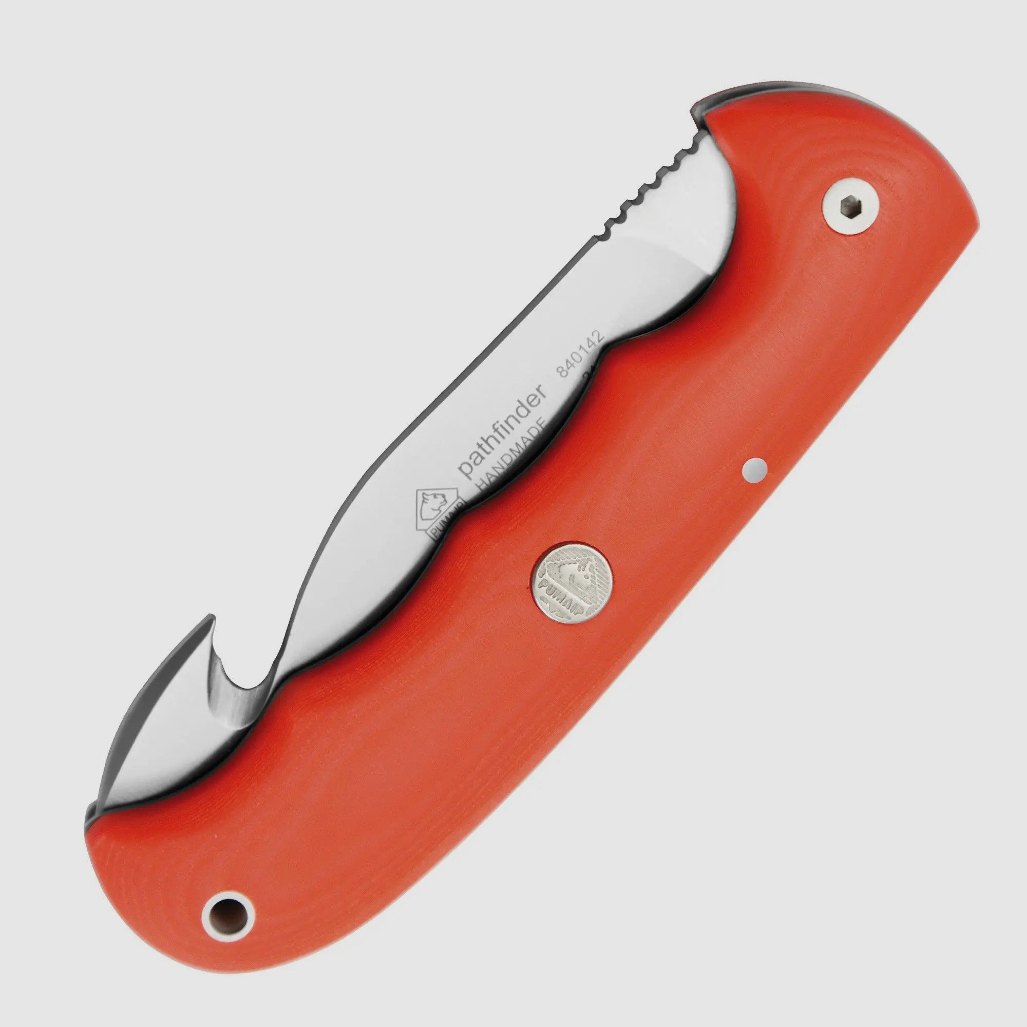PUMA IP pathfinder mit Guthook, orangefarbenes Micarta