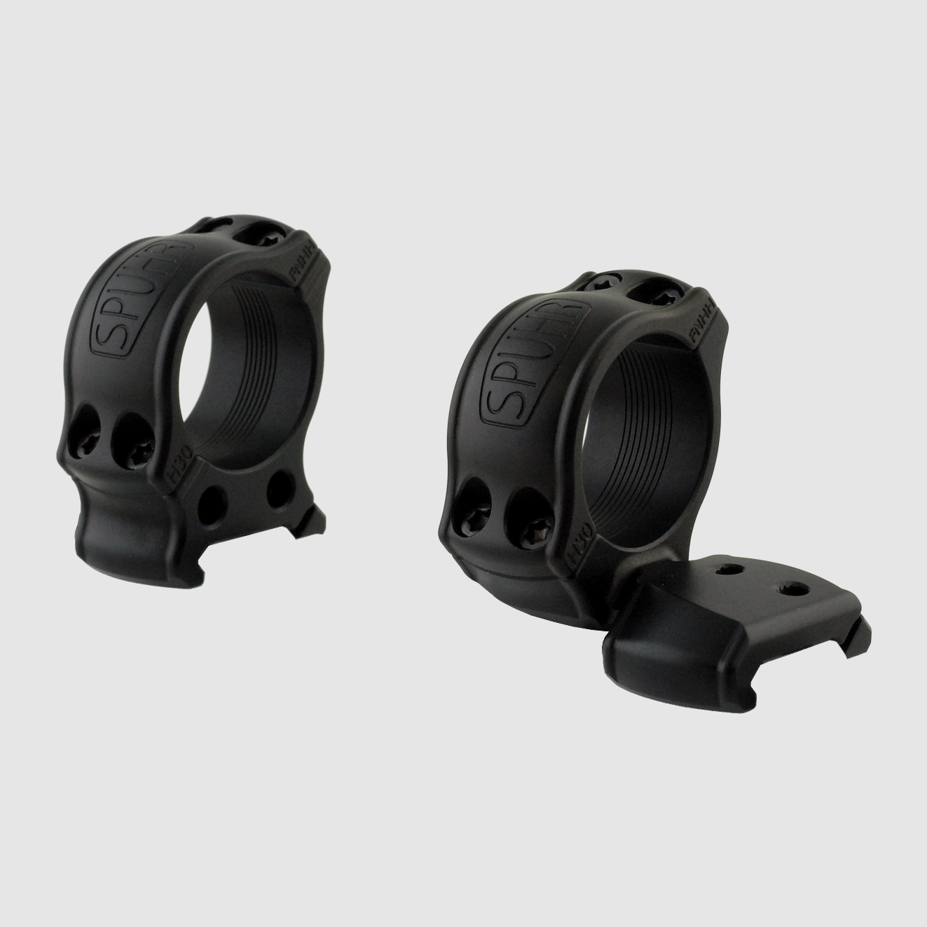SPUHR Anelli Picatinny Cantilever Linea Aesthetic per Tubo da 30 mm – H25,4/1″ (HPC30-25A)