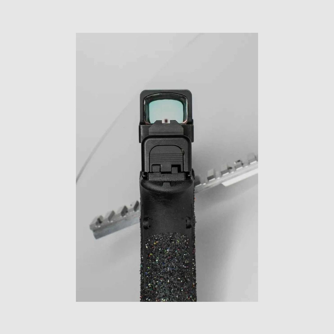2x IRON SIGHT von ATHENA PRECISION Vollgröße für Glock, Walther PDP (0,3")
