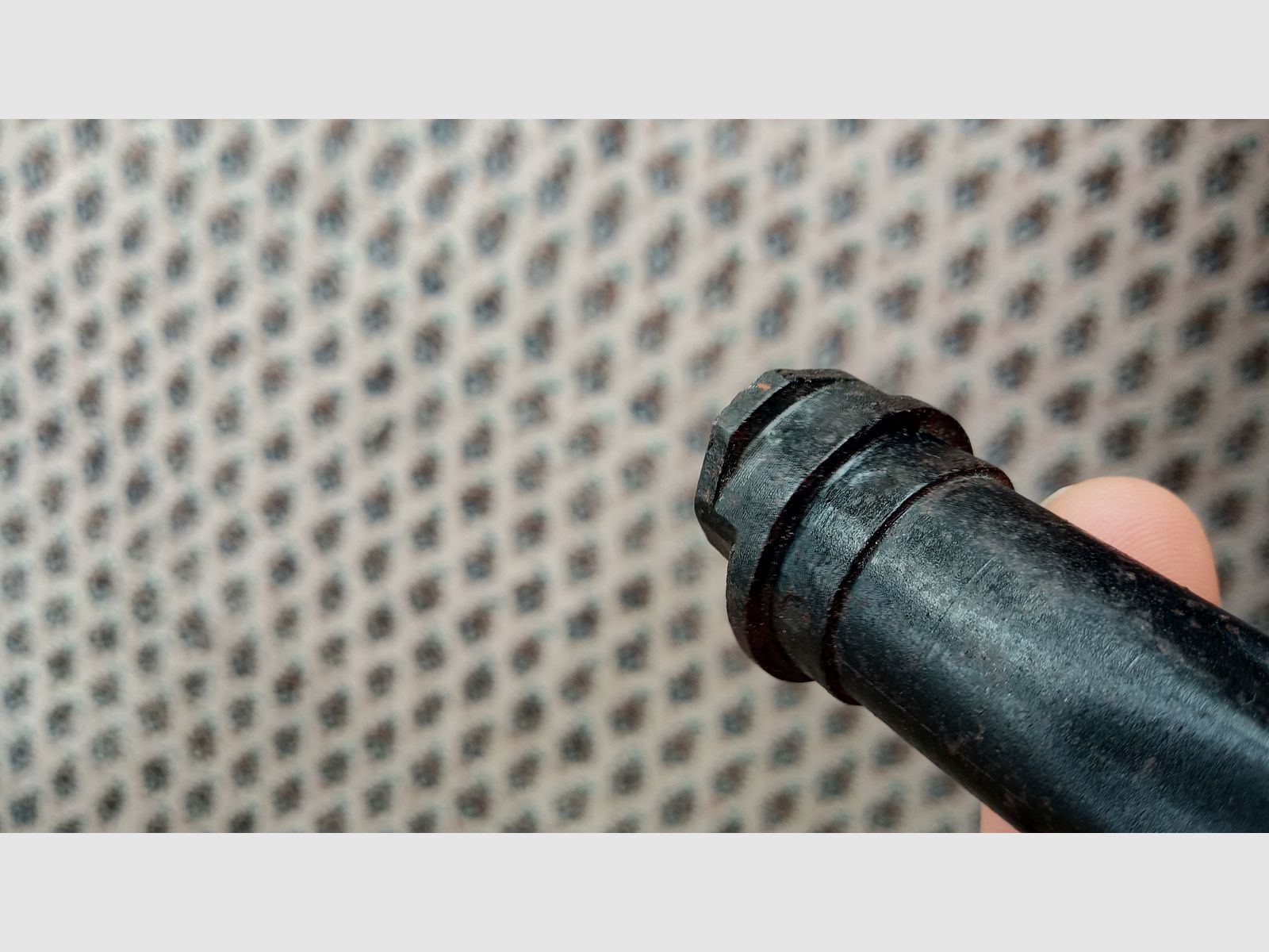 Spätes ungarisches AMD-65 Gasrohr von FEG phosphatiert und schwarz lackiert / unbenutzt aber rostig // AK / AKM